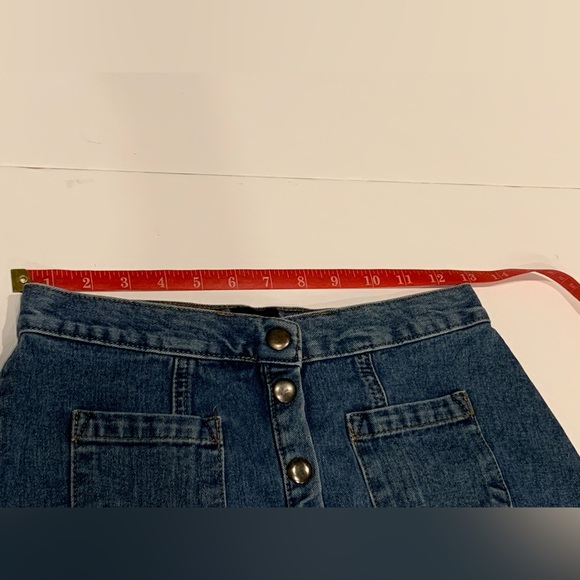 BDG Urban Outfitters Jean Snap Mini Skirt - Picture 4 of 9